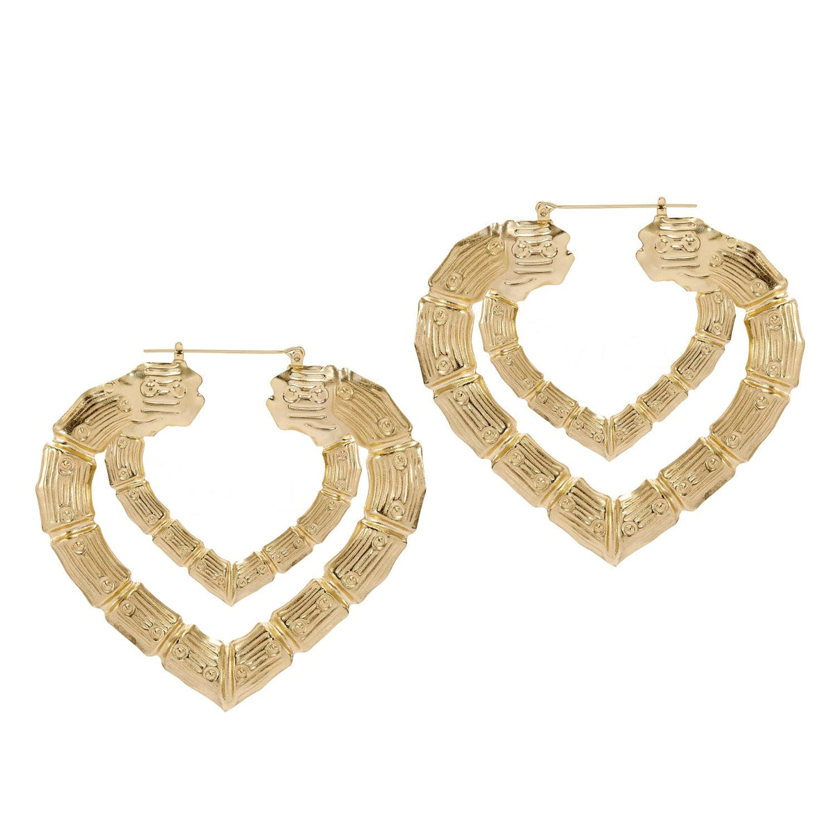 Real 14kt Yellow Gold Hammered Fancy Hollow Hoop Earrings; for Adults and  Teens; for Women and Men - Walmart.com
